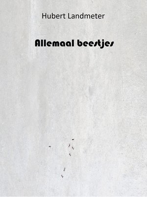 cover image of Allemaal beestjes